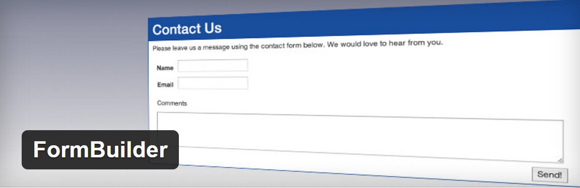 FormBuilder - построение собственных форм в WordPress