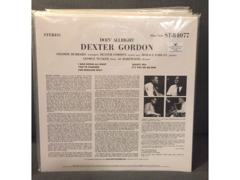 Dexter Gordan - Doin' Allright: Blue Note Music Matters 45rpm Unopened, Low Numbered
