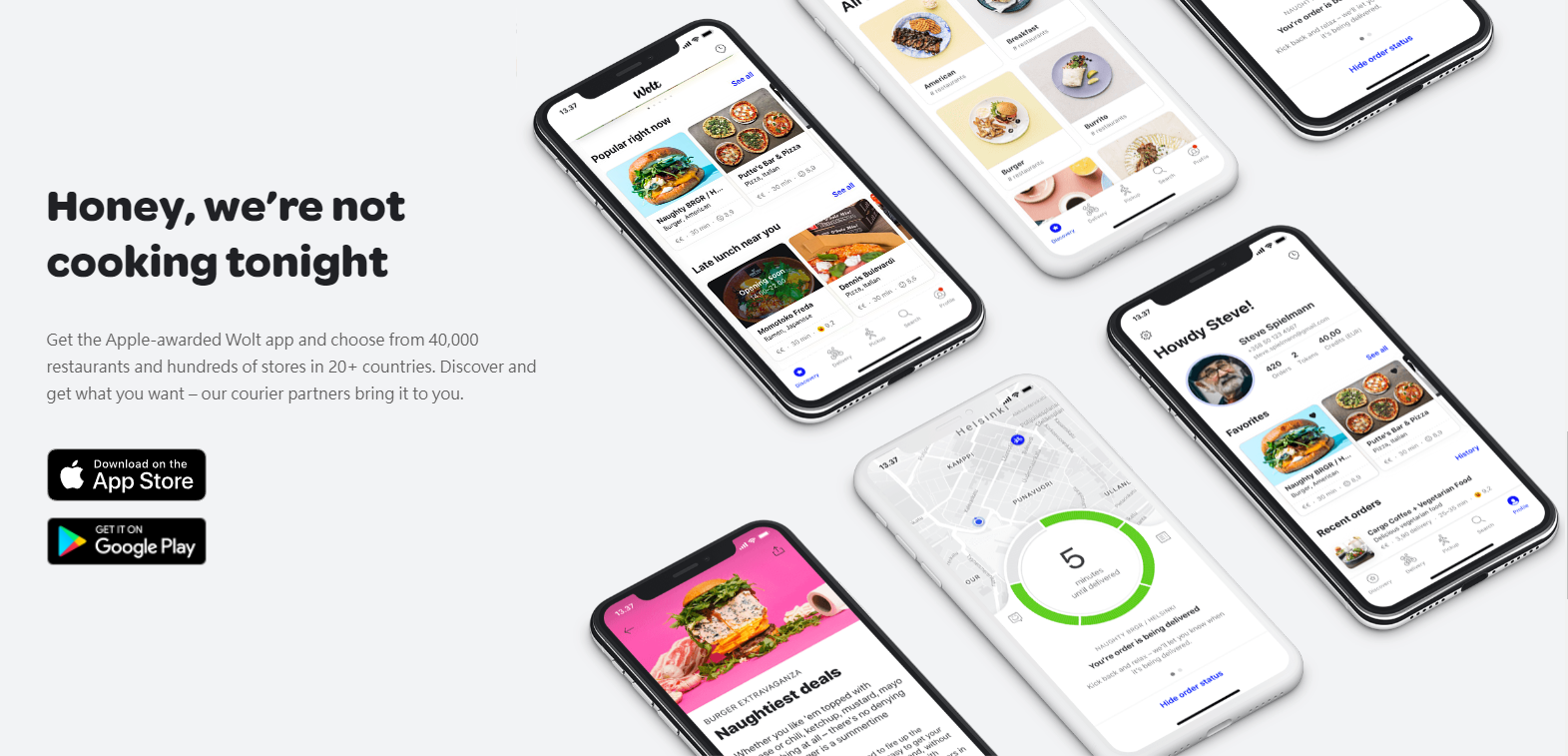 Wolt product / service