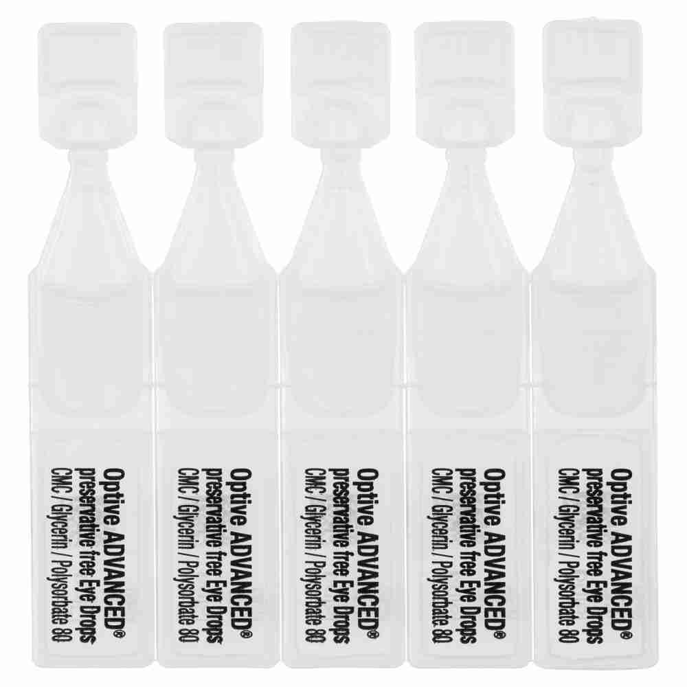 Optive Advanced Preservative-Free Lubricant Eye Drops 30 X 0.4Ml - Image 4
