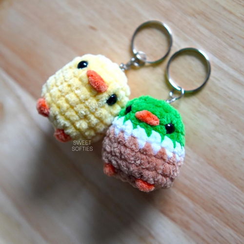 Tutorial de amigurumi de crochê grátis de passarinho bebê de 10 minutos