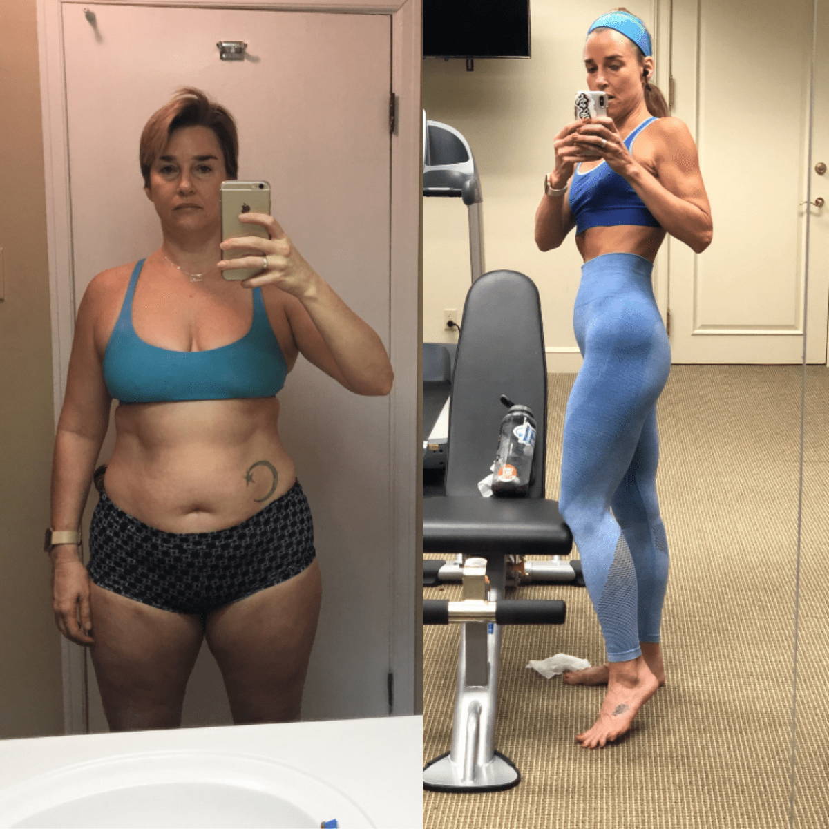 Fastblast smoothie before and after progress