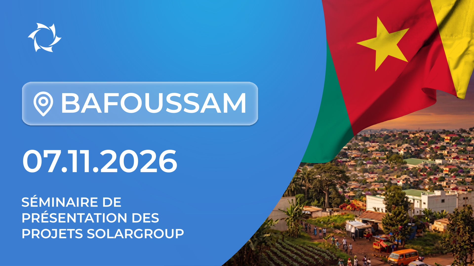 Séminaire de présentation des projets SOLARGROUP à Bafoussam (Cameroun)