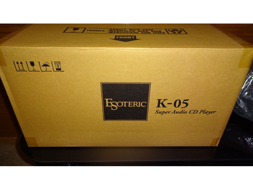 ESOTERIC K- 05  SILVER BRAND NEW IN SEALED BOX    WILL TRADE FOR BRYSTON GEAR.