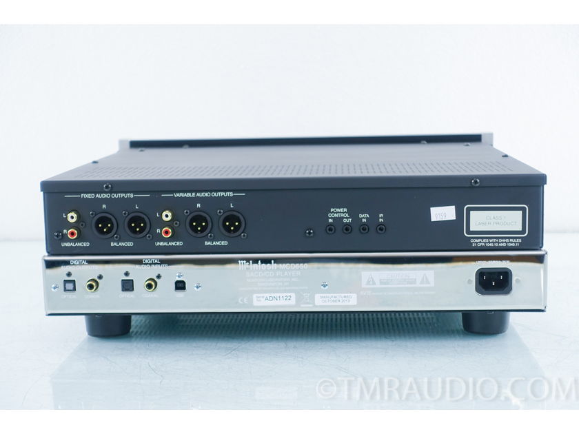McIntosh  MCD550  SACD/CD Player; MCD-550(9159)