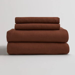 Quince | Linen Sheets King (Bordeaux)