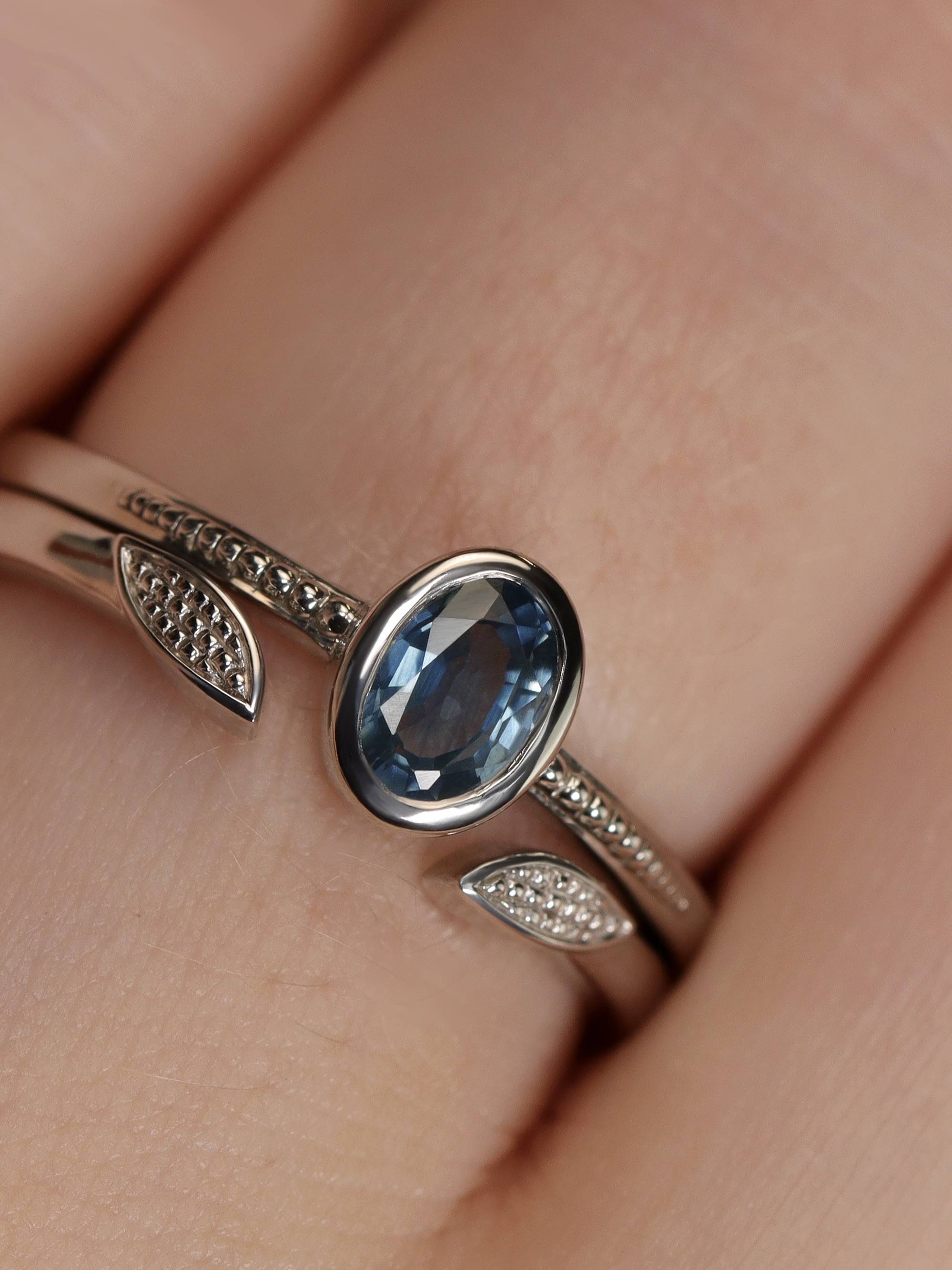 Dainty engagement ring