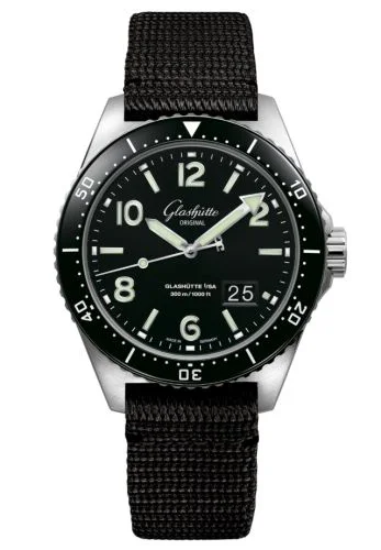 SeaQ Panorama Date Stainless Steel / Black / Textile - Folding