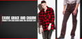 Exude Grace and Charm By Donning it with Dark Brown Chinos and Checkered Shirt..