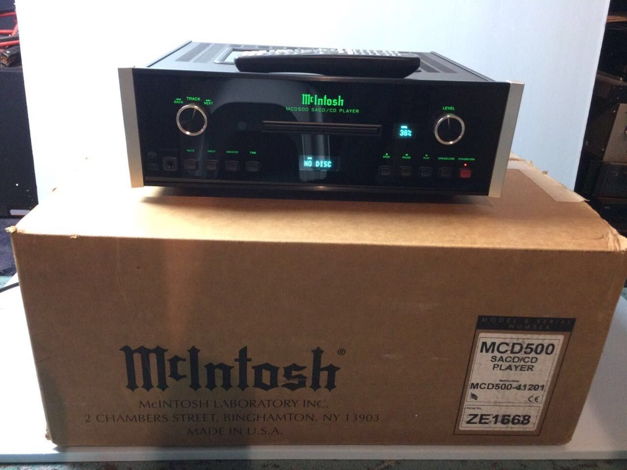 McIntosh MCD500 SACD/CD
