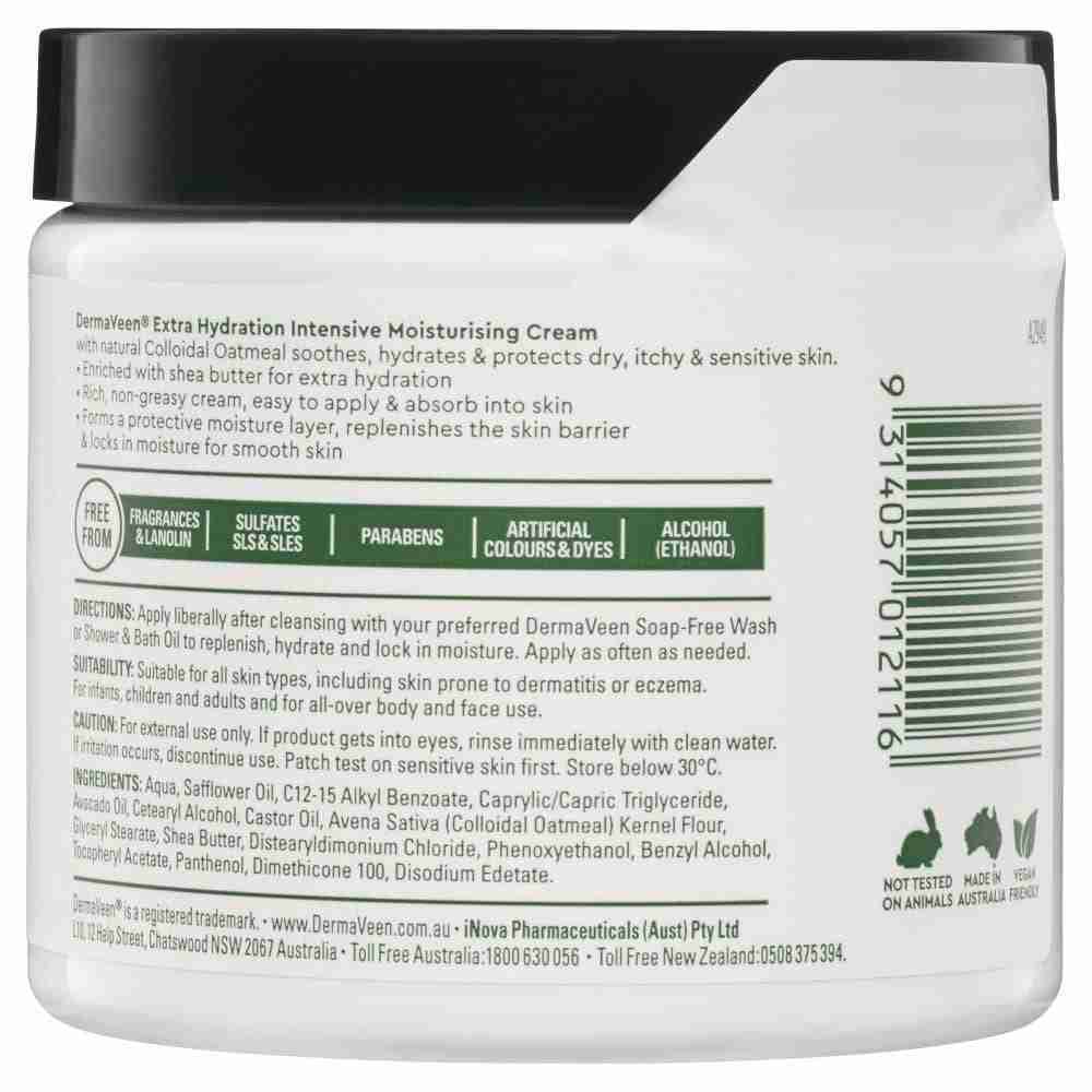 Dermaveen Intensive Extra Hydration Moisturising Cream 450G - Image 3