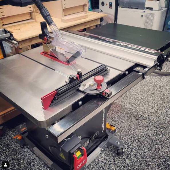 ALPHA HW110S-36P&52P 10 4HP Dovetail Cabinet Table Saw – Harvey Woodworking