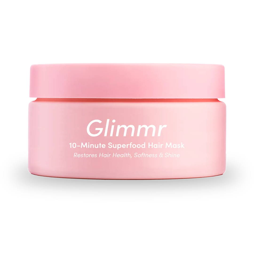 Glimmr 10 minute superfood hair mask for health and shine