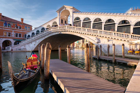 Grand Canal Shared Gondola Ride (30 Min) with Venice stories
