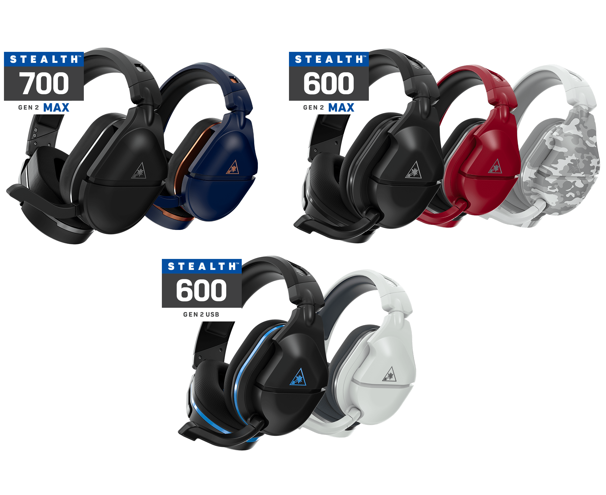 New Stealth 600 and 700 Gen 2 Playstation Gaming Headsets Turtle Bea