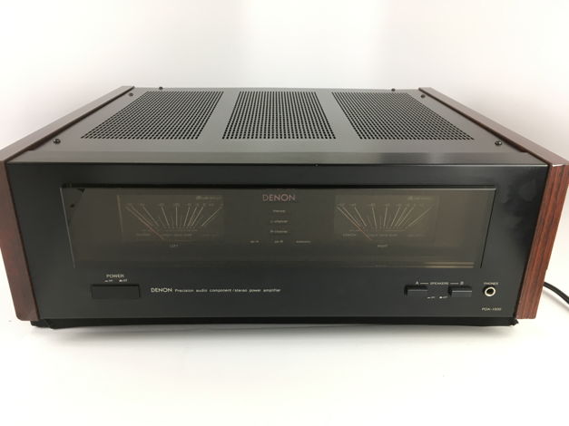 Denon POA-1500 Amplifier with Meters, Fully Tested