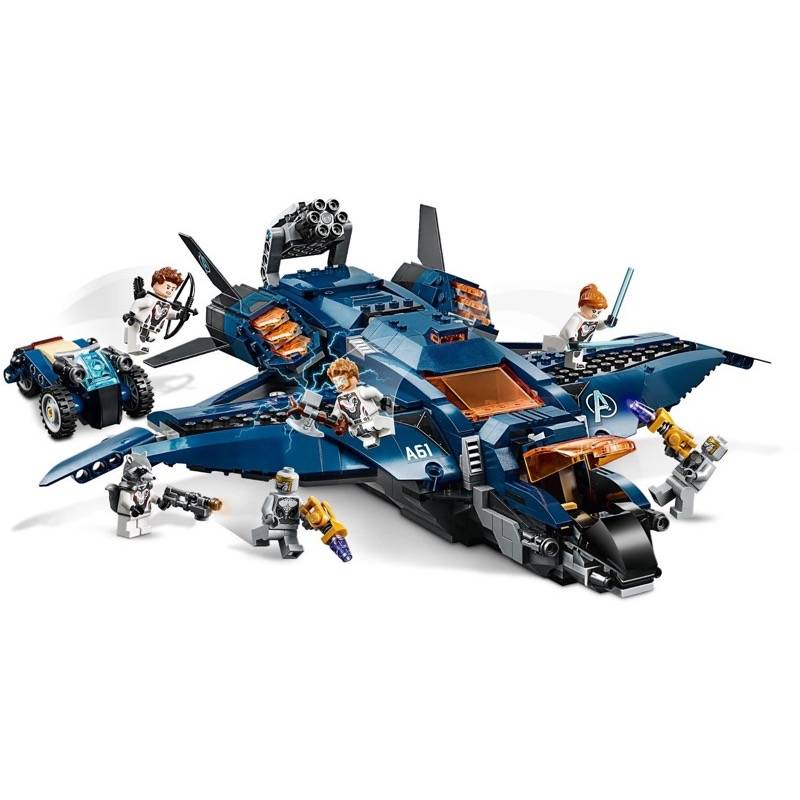 lego Marvel Avengers Ultimate Quinjet Building