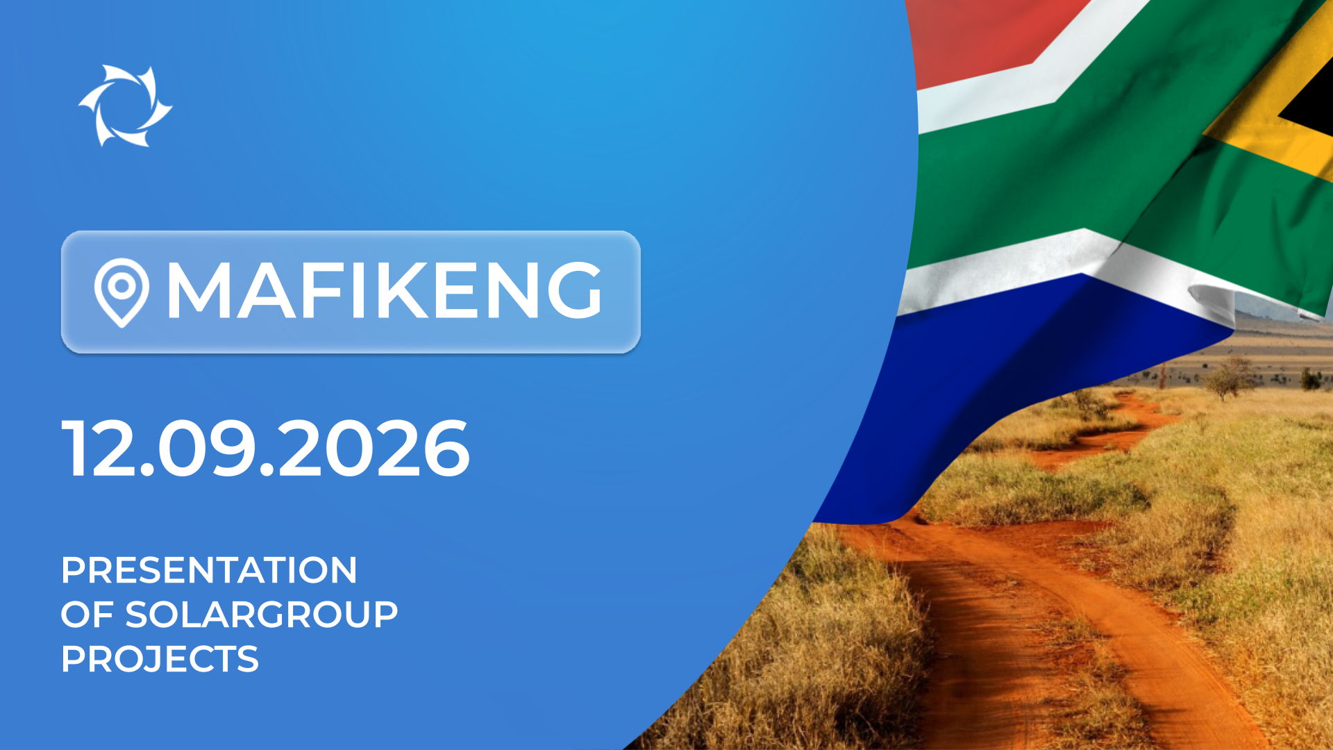 Presentation of the innovative projects of SOLARGROUP in South Africa (Mafikeng)