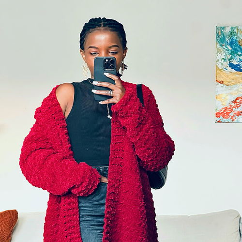 Crochet Easy Suzette Stitch Cardigan  Written Pattern