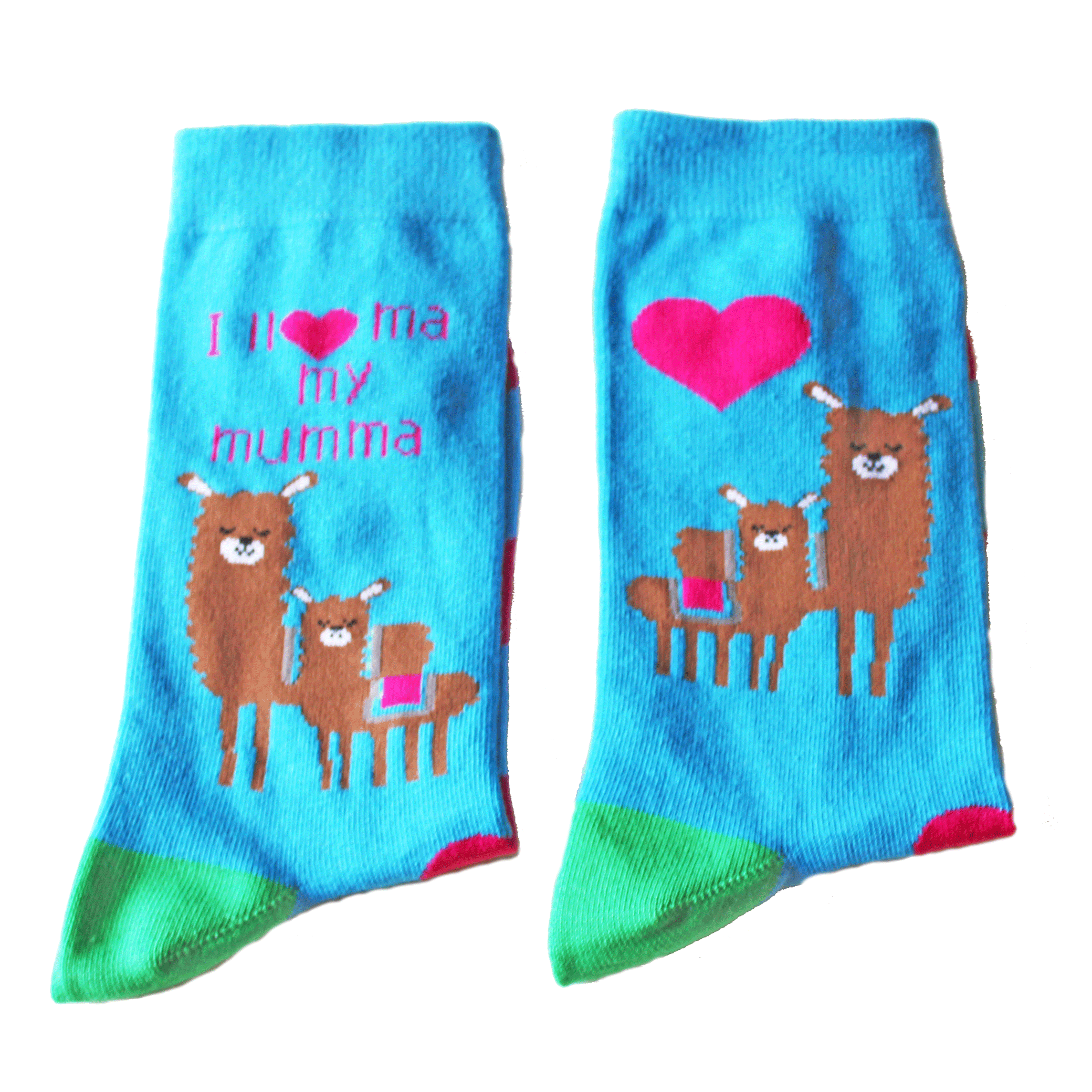Jolly Soles Llama Mother's Day socks