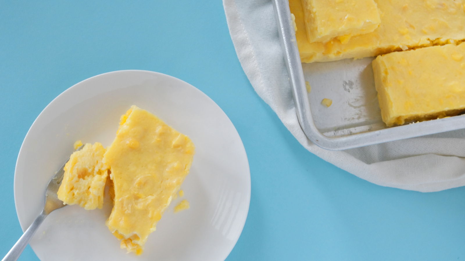 Creamy Corn Custard Pudding