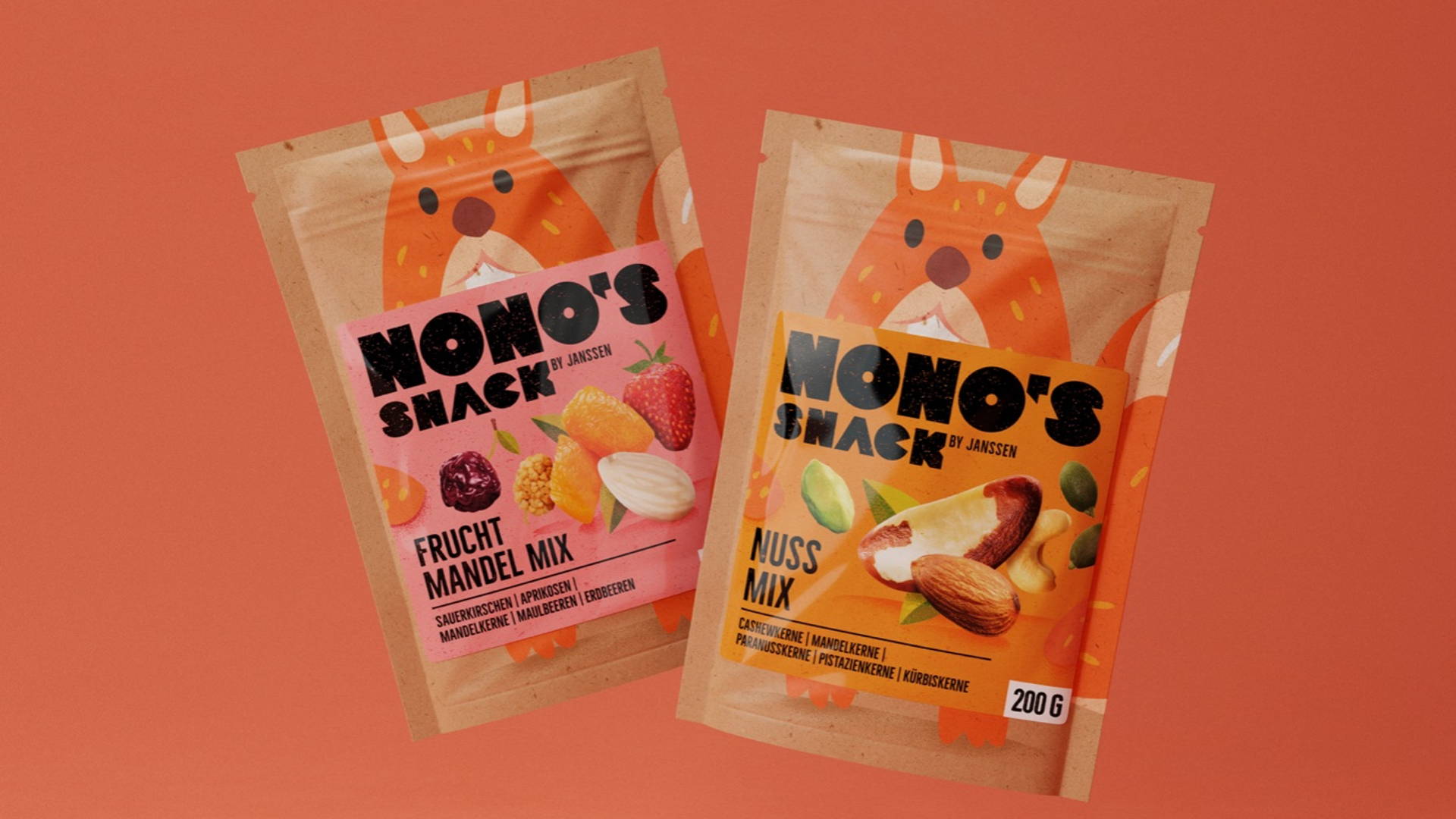 Featured image for We're Nuts About Nono's Snack Packaging