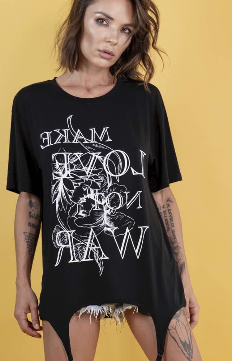 Black Support T-Shirt