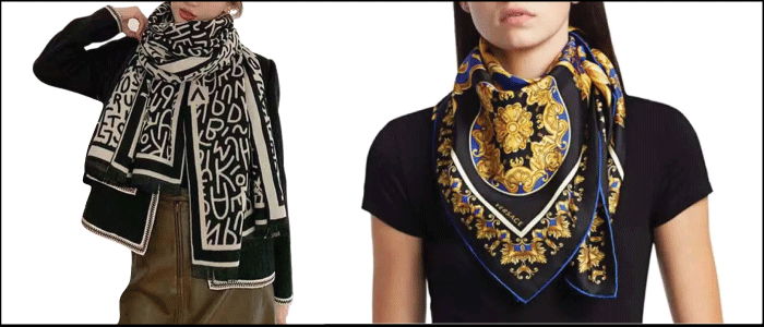 Best Versace scarves for women