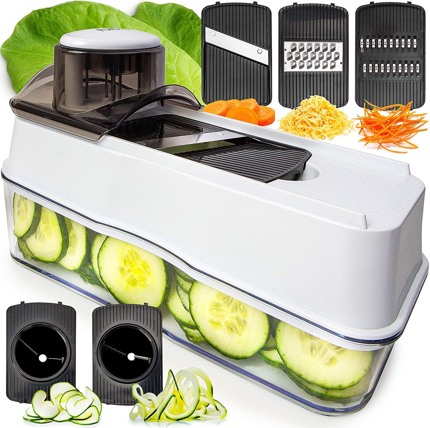 Progressive International PL8 Mandoline Slicer vs Fullstar 5in1