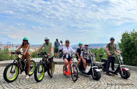 Prague: City Viewpoints Tour by Electric Fat Bike