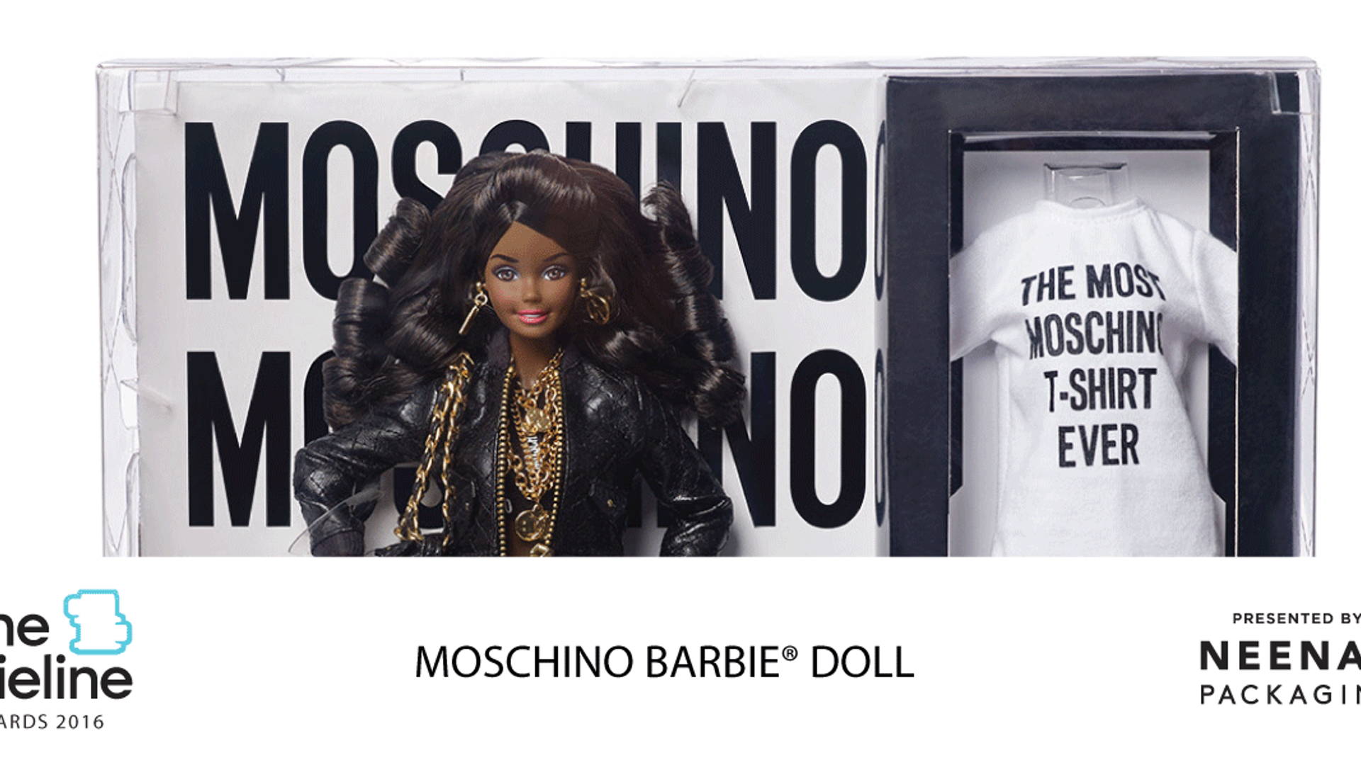 Featured image for The Dieline Awards 2016 Outstanding Achievements: MOSCHINO Barbie® Doll