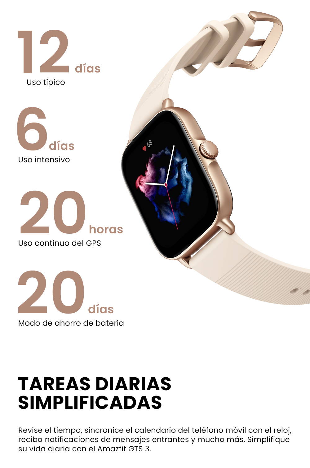 Alexa siempre contigo con este reloj inteligente de Amazfit: el GTS 3,  rebajado en España a solo 123 euros