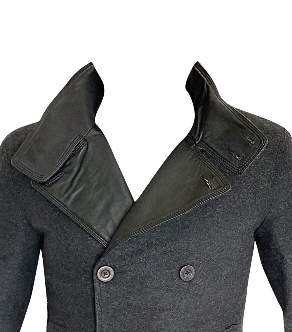 BARCELONA - Charcoal LEATHER and WOOL - Image 2