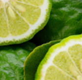 Slices of Bergamot fruits