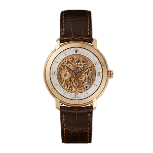 Audemars Piguet Jules Audemars 36mm Skeleton Hand-Wound Rose Gold Box and Paper 2004 15058OR.OO.A067CR.01