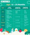 feeding chart 12 to 24 months | The Milky Box