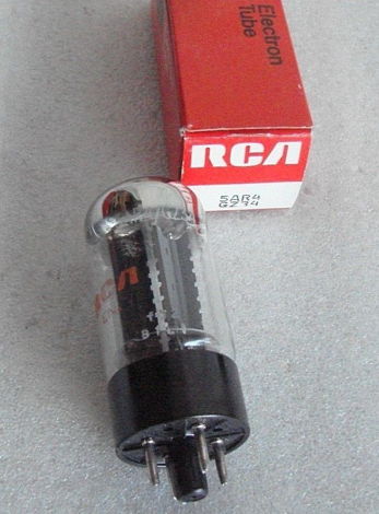 1 new in the box mullard gz34 / 5ar4 rectifier tube
