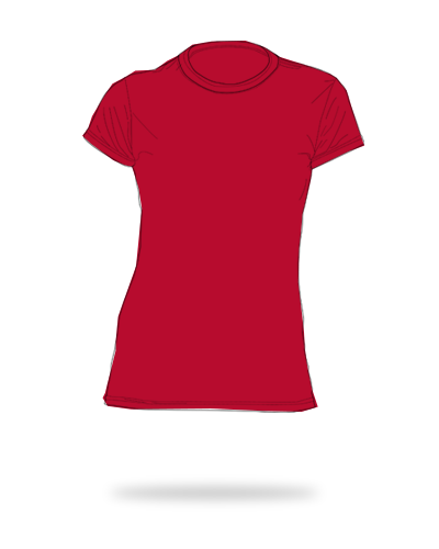 red 100% cotton round neck shirts sj clothing manila philippines
