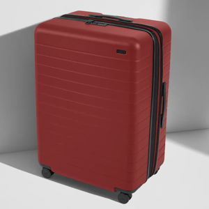 Large Flex Expandable Checked Suitcase - Red