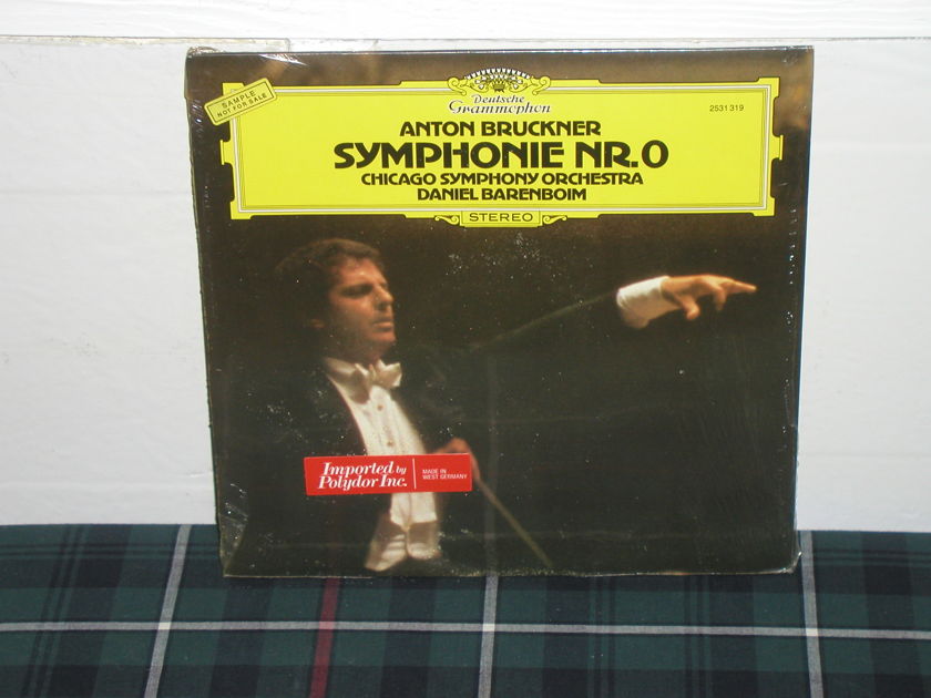 Barenboim/Cso - Bruckner Sym No 0 DG German import  LP