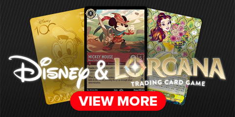All the Disney and Lorcana products carried and sold by Card Shop Live. 