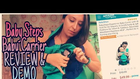 babysteps ergonomic baby carrier