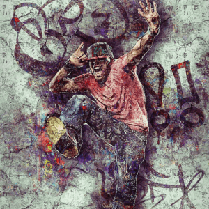 Street Art Фотошоп экшен - искусство граффити на улице