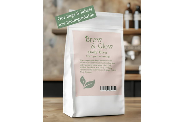 Brew and Glow 250g Coffee Satchel