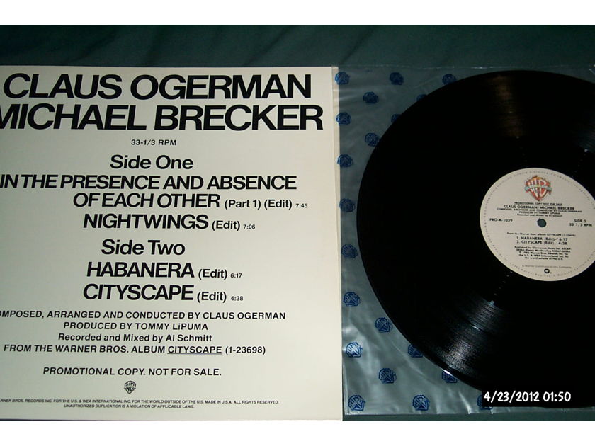 Michael Brecker/Claus Ogerman - Cityscape 12 inch Promo EP with Edits NM