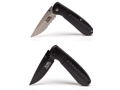 Set of Two Black Liner-Lock Folding Knives