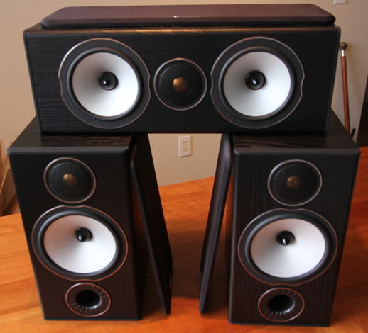Monitor Audio BX2/BXCentre 5 pc system black new condit...