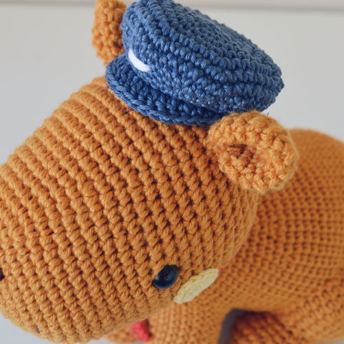 Capybara Joca Haakpatroon (Amigurumi tutorial PDF-bestand) - schattig capybara pluchen beest, amigurumi cavia patroon, haakpatroon knaagdier