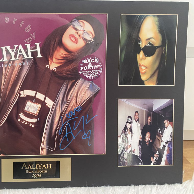 Aaliyah Fansammlung inkl. 2x Original Autogramme