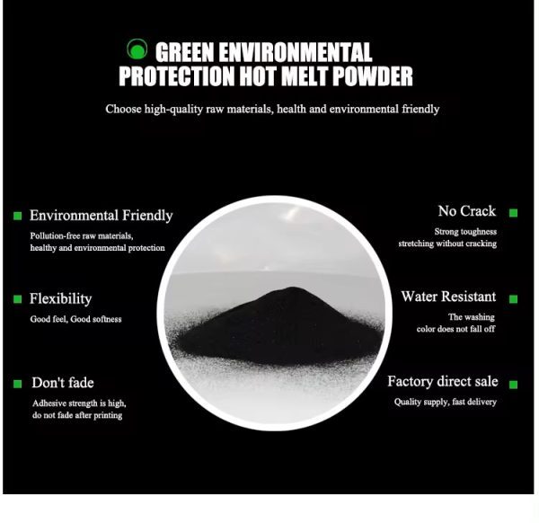 Black DTF Powder 1KG - Image 2